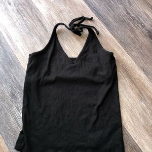 Black Halter Neck Women's Top by Old Navy